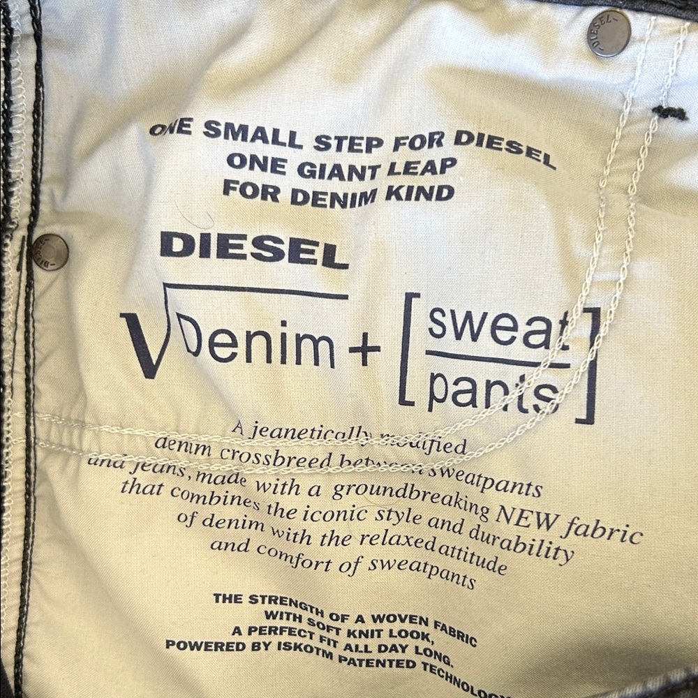 Diesel men jean jogger - Picture 9 of 16